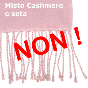 Le stole a frange non possono essere fatte di vera pashmina cashmere pura del Ladakh perché è troppo sottile e troppo leggera per essere intrecciata