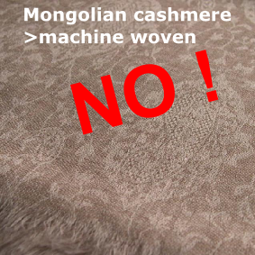 this jacquard weaving shows it is a fake machine made pashmina