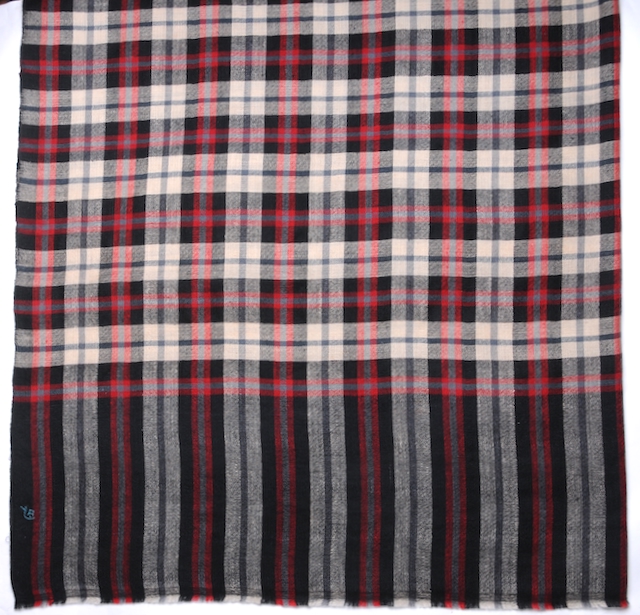 pashmina à motif tartan écossais