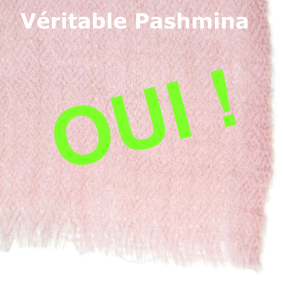 Le vrai pashmina sera tissé main au cachemire indien à partir de duvet de pashmina pur cachemire récolté au Ladakh à plus de 4500m d'altitude